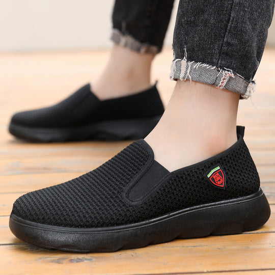 Damen Atmungsaktive Slip-On Freizeitschuhe mit flexiblem Komfort EB