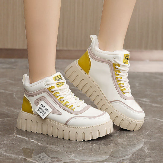 Damen High-Top Sneaker mit dämpfender Sohle und atmungsaktivem Design EB