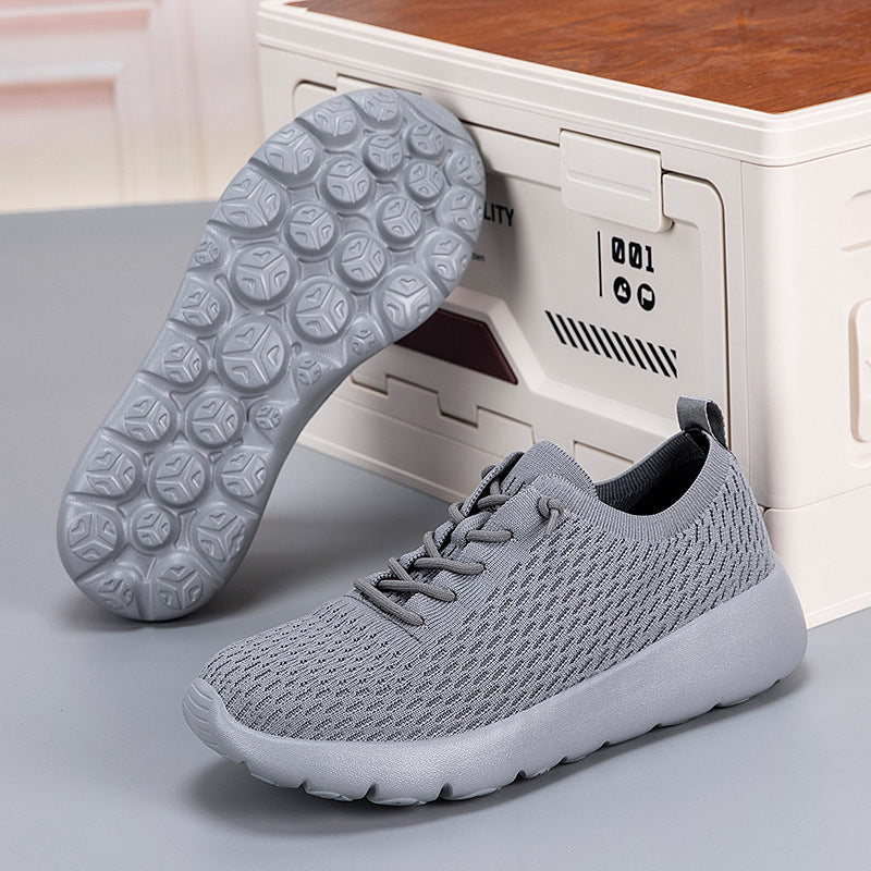 Damen Hochleistungs-Laufschuhe mit atmungsaktiver Mesh-Oberfläche und stoßdämpfender Sohle EB