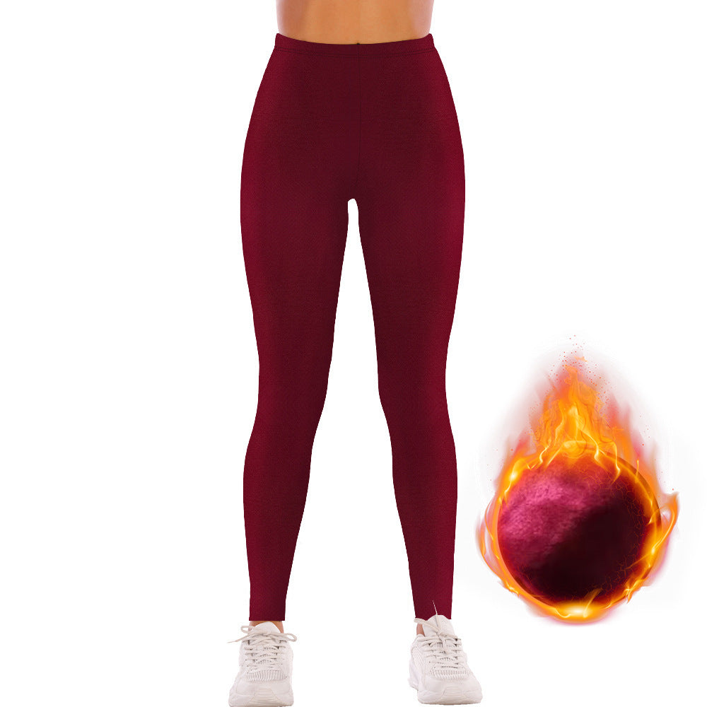 Damen Hochwertige Fitness-Leggings mit schweißableitender Technologie und hohem Bund EB