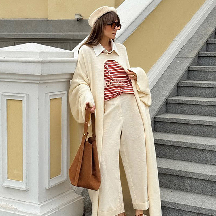 Damen Oversized Knit-Jacke EB