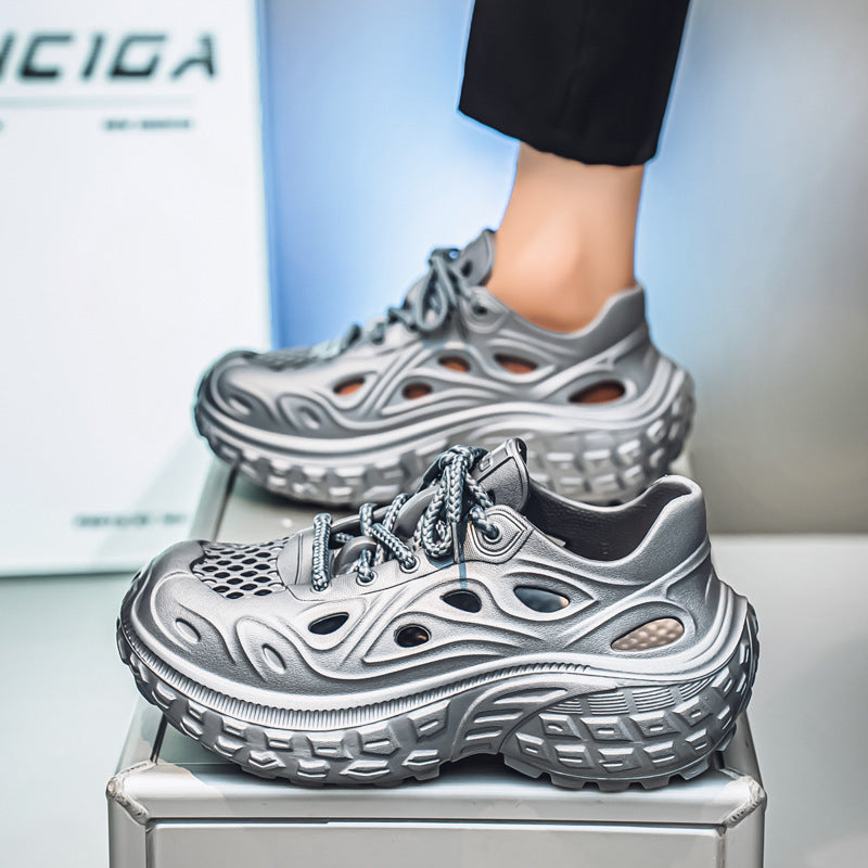 Damen Sportliche Lauf-Sneaker mit rutschfester Sohle und atmungsaktiven Einsätzen EB