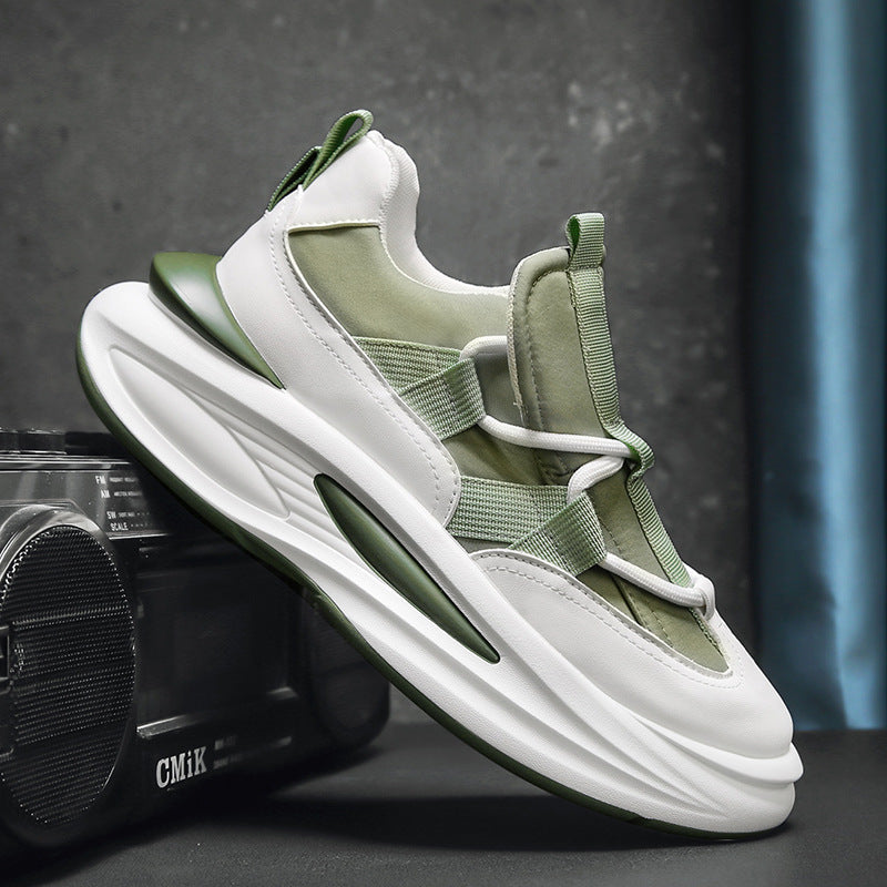Damen Sportliche Sneakers mit elastischer Schnürsystem und atmungsaktiver Obermaterialkombination EB