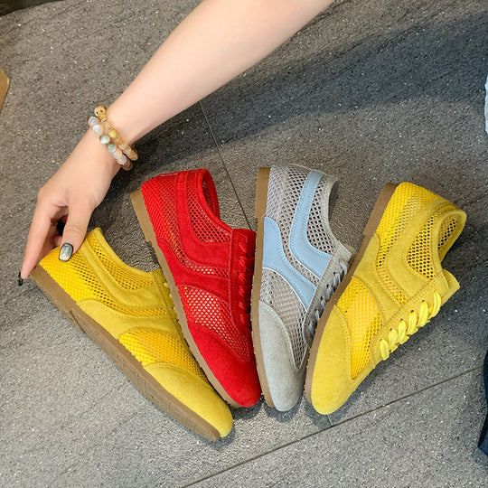 Damen Atmungsaktive Sneakers mit flexiblem Design und komfortabler Dämpfung EB