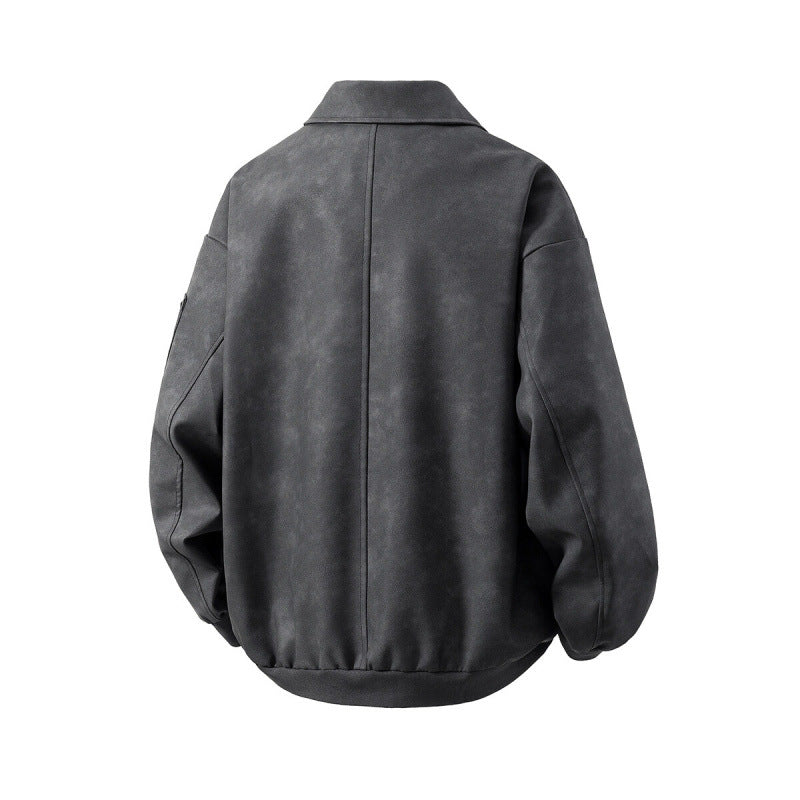 Herren Übergangsjacke mit innovativem Design und multifunktionalen Reißverschlusstaschen EB