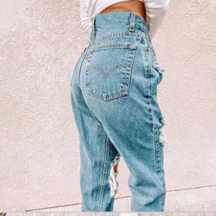 Damen destroyed Jeans EB