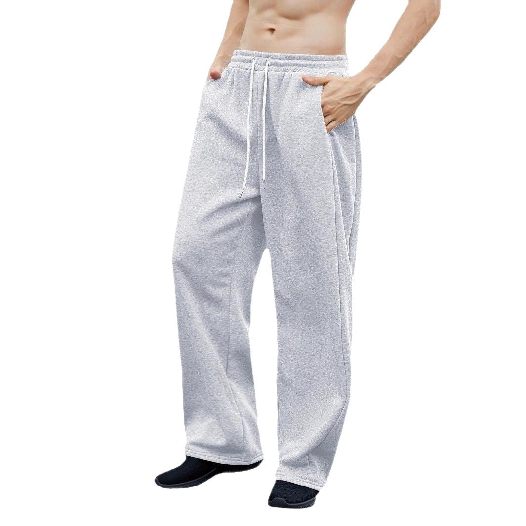 Herren nan lockere Oversize Jogginghose mit elastischem Bund und Kordelzug EB