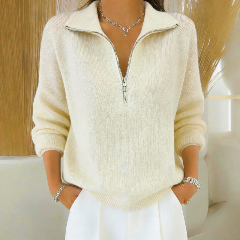 EB | Pullover mit Halbem Reißverschluss
