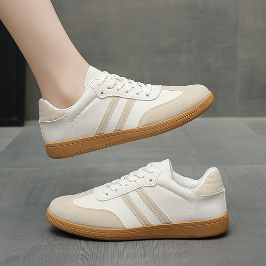 Damen Sportliche Sneakers mit stylischen Streifen und gepolstertem Innenfutter EB