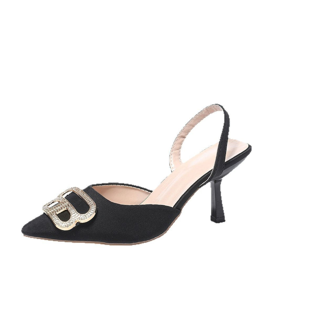 Damen Slingback Pumps mit elegantem Schmuckdetail EB