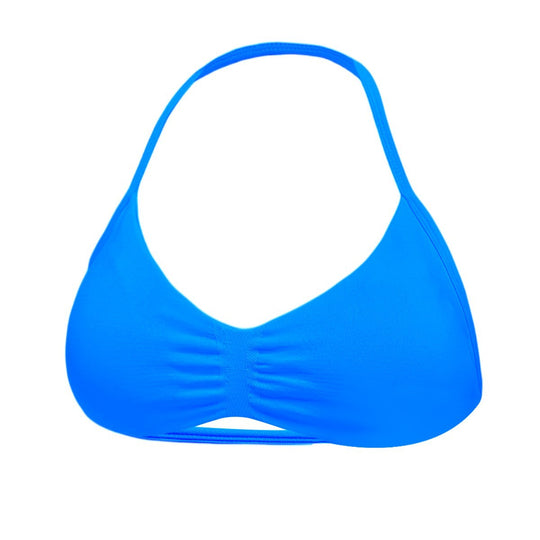 Damen Sport-Bikini-Oberteil mit raffiniertem Rüschen-Design EB