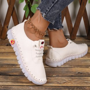 Damen  leichte Alltags-Slipper-Sneaker mit verdeckter Schnürung, elastischem Einstieg und griffiger Trailsohle EB