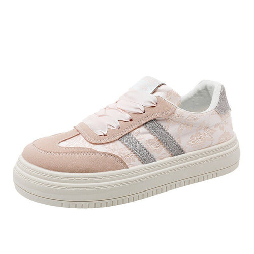 Damen Modische Sneaker mit trendigem Obermaterial und komfortablem Profil EB