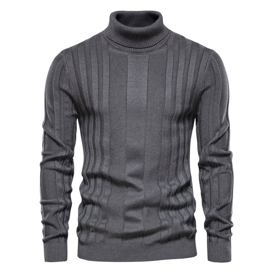 Herren Stehkragen Pullover EB