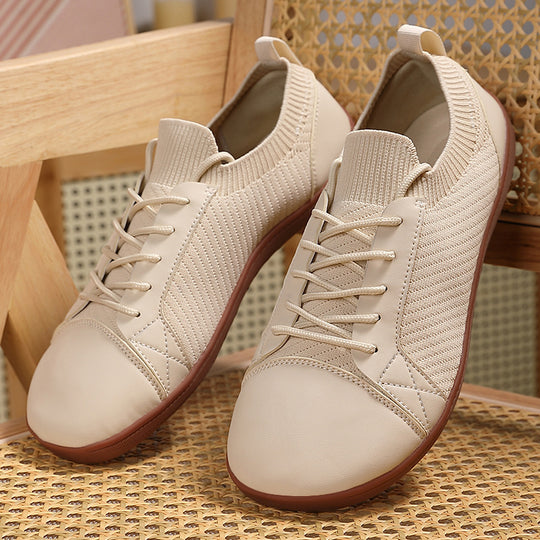 Damen Bequeme Freizeitschuhe mit elastischem Schnürsystem und flexiblem Obermaterial EB