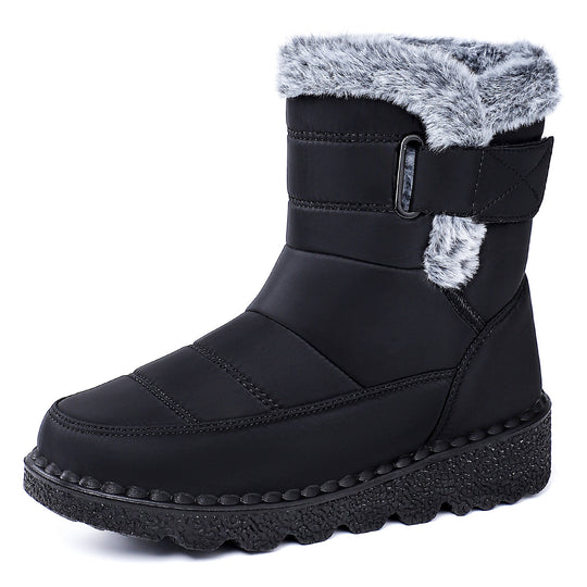 Damen Isolierte Winterstiefel mit weichem Innenfutter und praktischen Schnallen EB