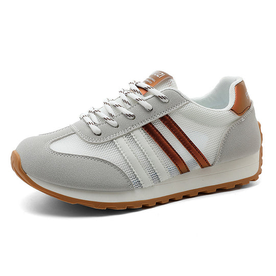 Damen sportliche Sneakers mit atmungsaktivem Obermaterial und dämpfender Sohle EB