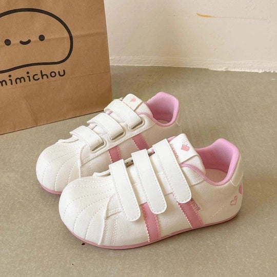 Damen Freizeit-Sneaker mit niedlichen Tiermotiven und praktischem Klettverschluss EB