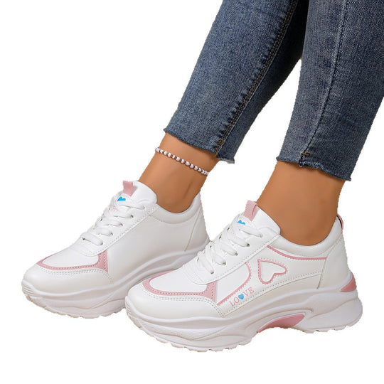 Damen Sportliche Sneakers mit verstärkter Dämpfung und modischem Design EB
