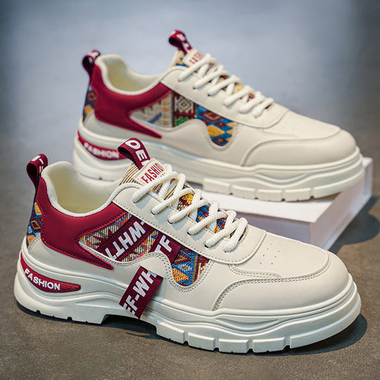 Damen Sportliche Sneaker mit modischem Ethnomuster EB