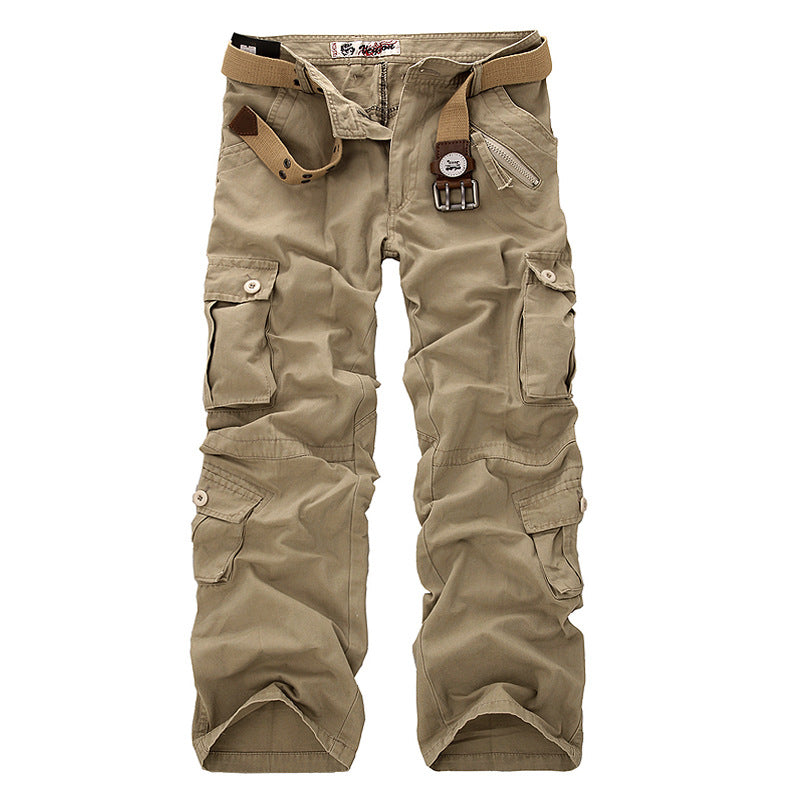 Herren Cargo-Hose mit elastischem Bund und vielseitigen Taschen EB