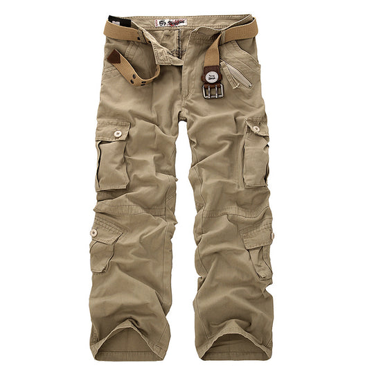 Herren Cargo-Hose mit elastischem Bund und vielseitigen Taschen EB