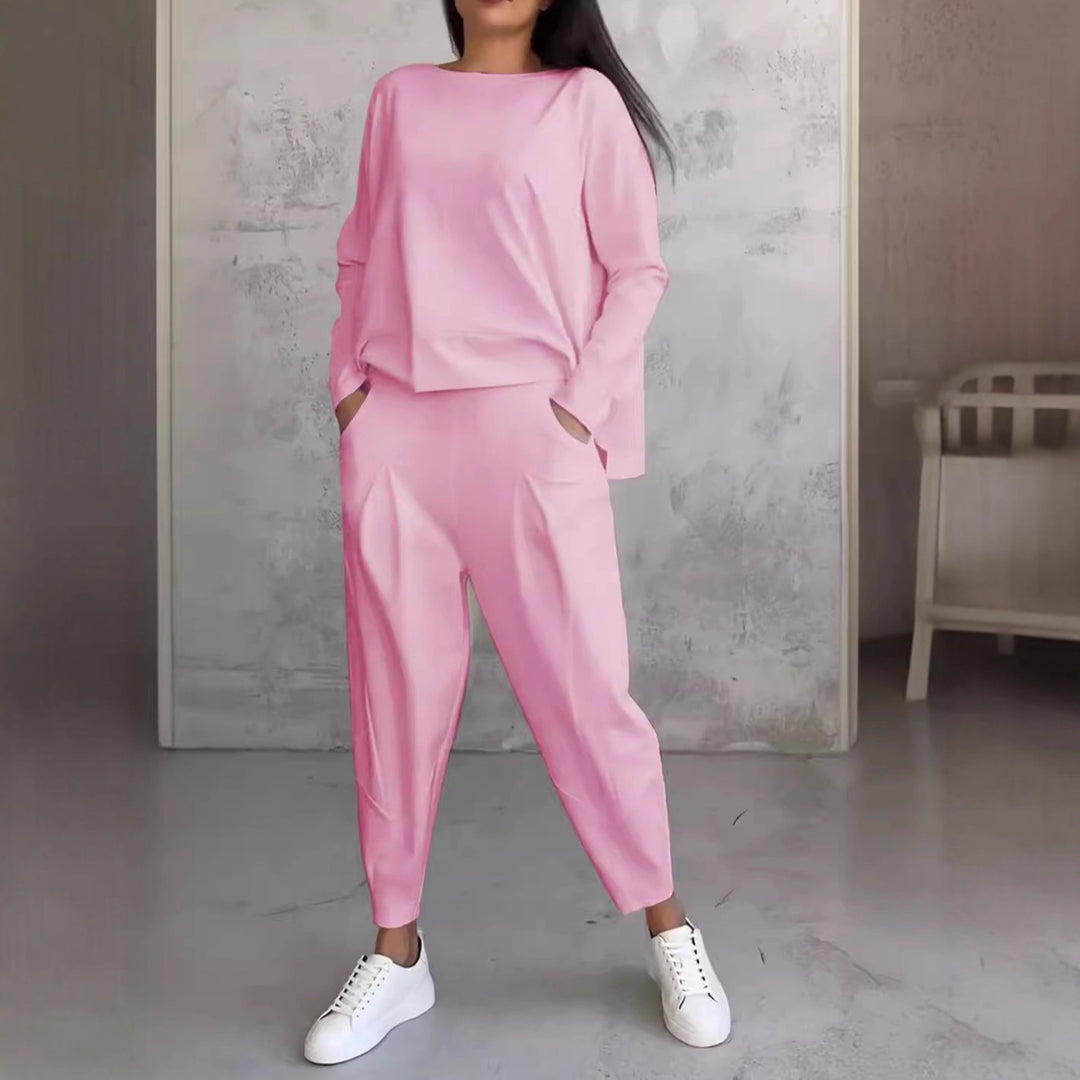 Damen Stilvolles und bequemes Lounge-Set mit weitem Schnitt EB