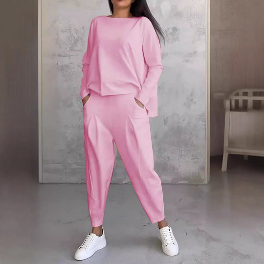 Damen Stilvolles und bequemes Lounge-Set mit weitem Schnitt EB