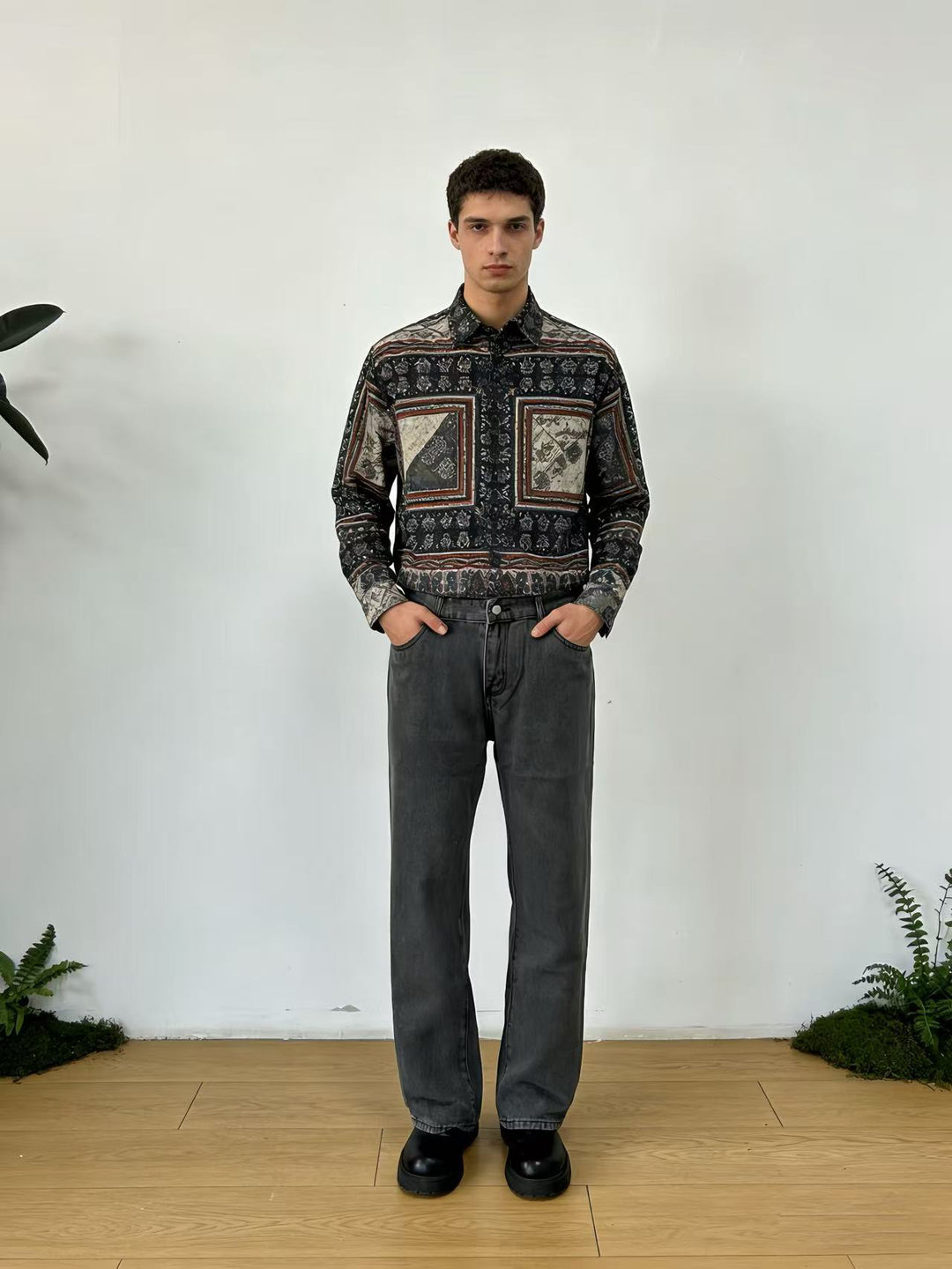 Herren Cargo-Jeans mit praktischen Taschen und lässigem Schnitt EB
