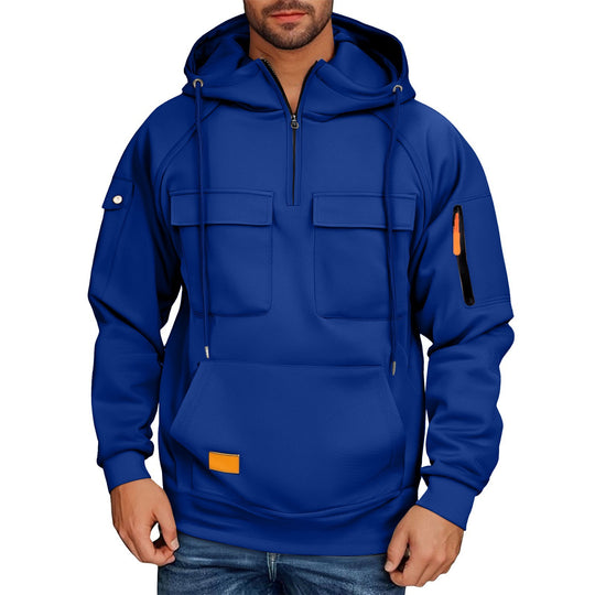 Herren Alltags-Hoodie mit praktischen Taschen EB