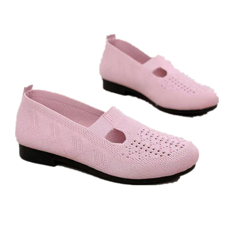 Damen Komfortable Ballerinas mit atmungsaktivem Design EB