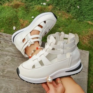 Damen Sportliche High-Top Sneakers mit atmungsaktivem Obermaterial EB