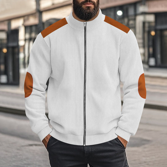 Herren Sportliche Jacke mit Reißverschluss und modischen Akzenten EB
