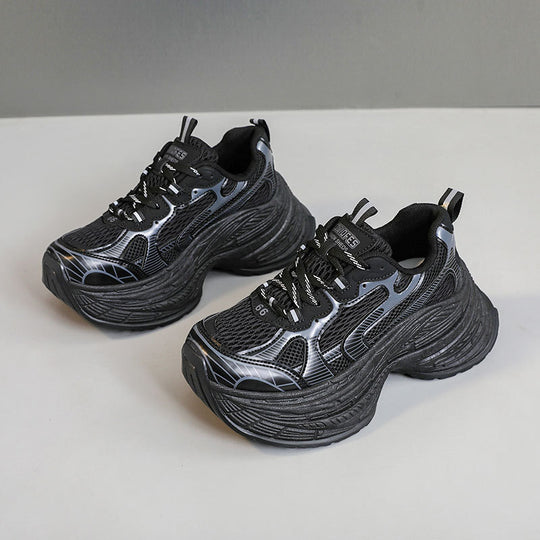Damen Chunky Sneakers mit dämpfender Laufsohle und modischem Design EB