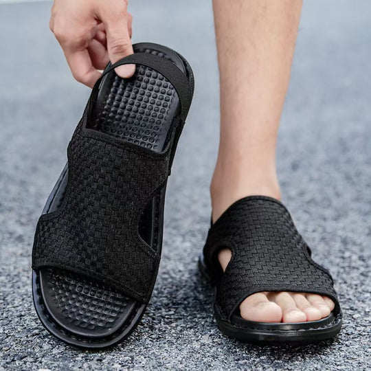 Herren Komfortable Freizeit Sandalen mit atmungsaktivem Obermaterial EB