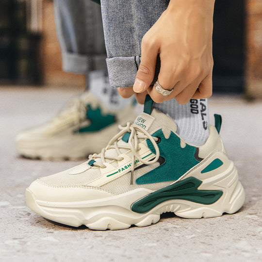 Damen Freizeit Sneakers mit atmungsaktivem Mesh-Obermaterial und stoßdämpfender Sohle EB