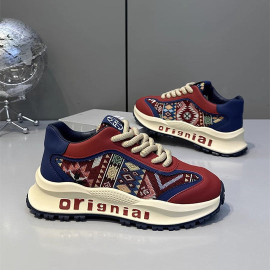 Damen Sportliche Sneakers mit einzigartigem geometrischen Muster EB