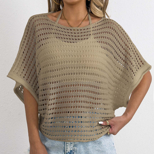 Damen luftiges Netz-T-Shirt EB