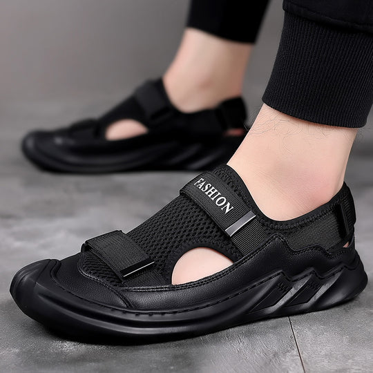 Damen Mesh-Sandalen mit verstellbaren Riemen EB