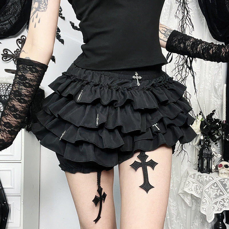 Damen figurbetonte Bluse mit Rüschendetails und Schnürung EB