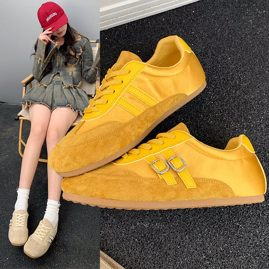Damen Sportliche Sneakers mit hochwertigem Wildleder und ergonomischem Design EB