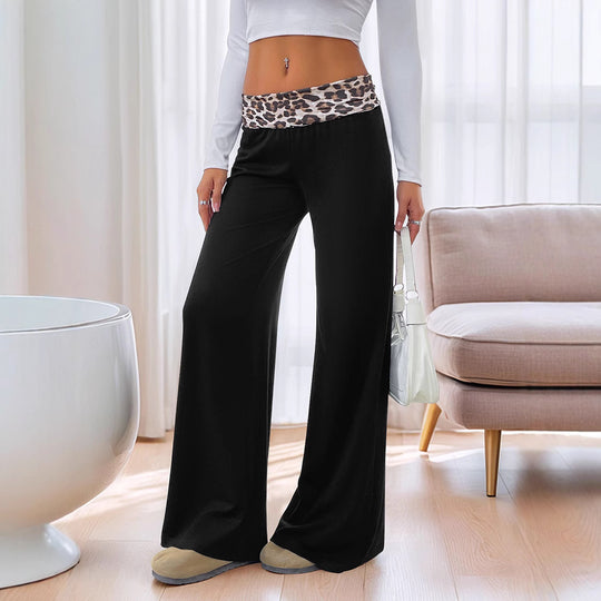 Damen Elegante und bequeme Freizeithose mit modischem Bund EB