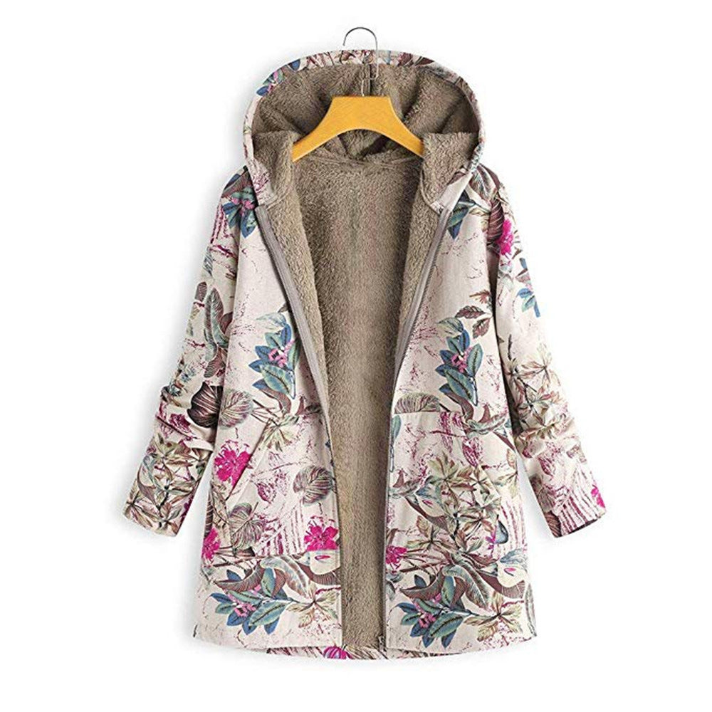 Damen Übergangsjacke mit Blumenmuster EB