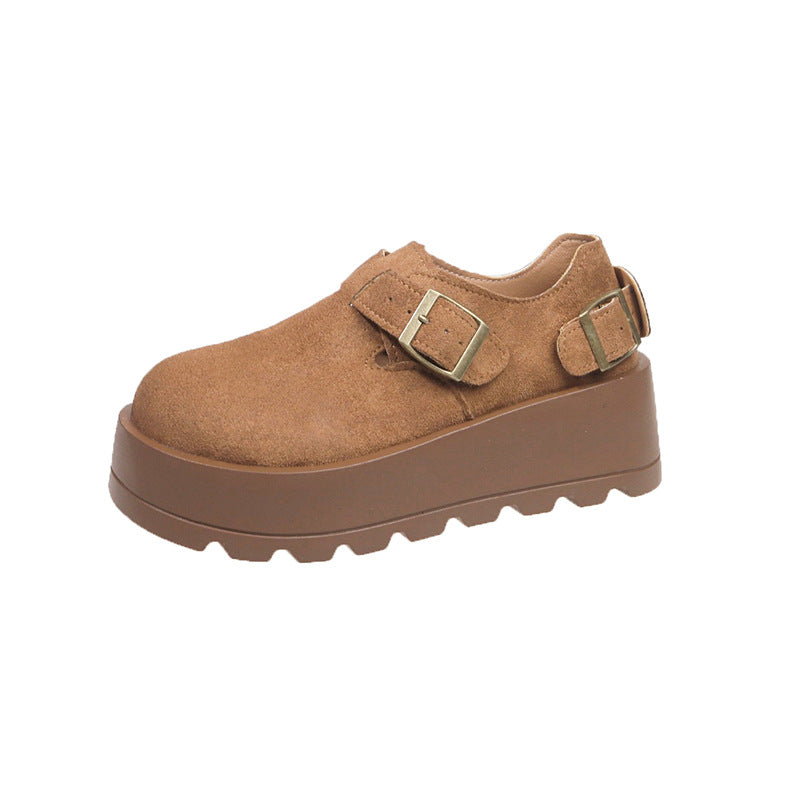 Damen Clogs mit modischem Schnallen-Design und gepolsterter Sohle EB