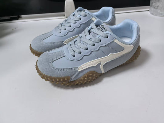 Damen Sportliche Sneakers mit atmungsaktiver Oberflächenstruktur und rutschfester Sohle EB
