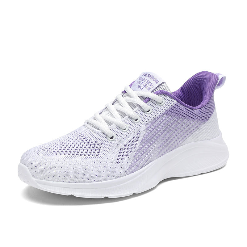 Damen Atmungsaktive Laufschuhe mit federleichter Sohle und elastischem Mesh-Obermaterial EB