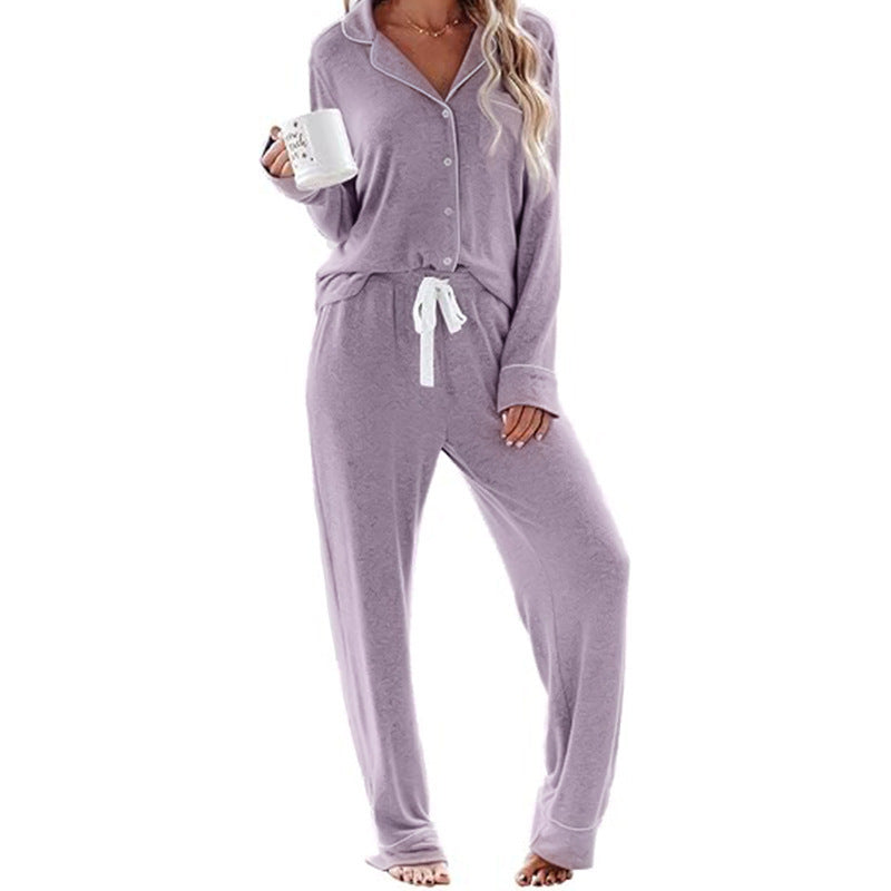 Damen Schlafanzug-Set aus weichem, atmungsaktivem Material EB