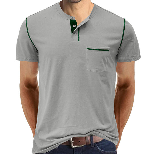 EB | Kurzärmeliges Henley-Hemd