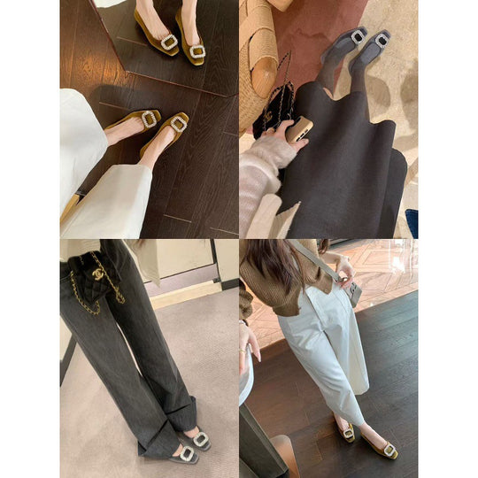 Damen Edle Pumps mit funkelndem Schmuckdetail und bequemer Innensohle EB