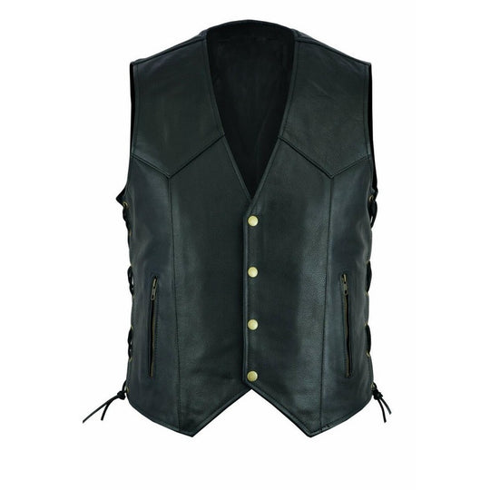 Herren elegante weste mit seitlichen Taschen und praktischen Verschluss EB